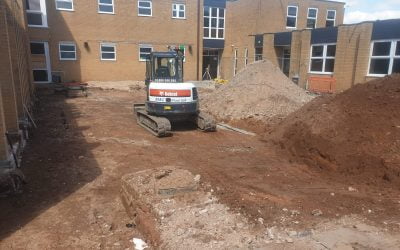 MAC Plant Hire At Weston Road Academy Stafford