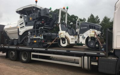 New VOGELE 1303-3i Paver & Hamm HD12 Roller Arrives